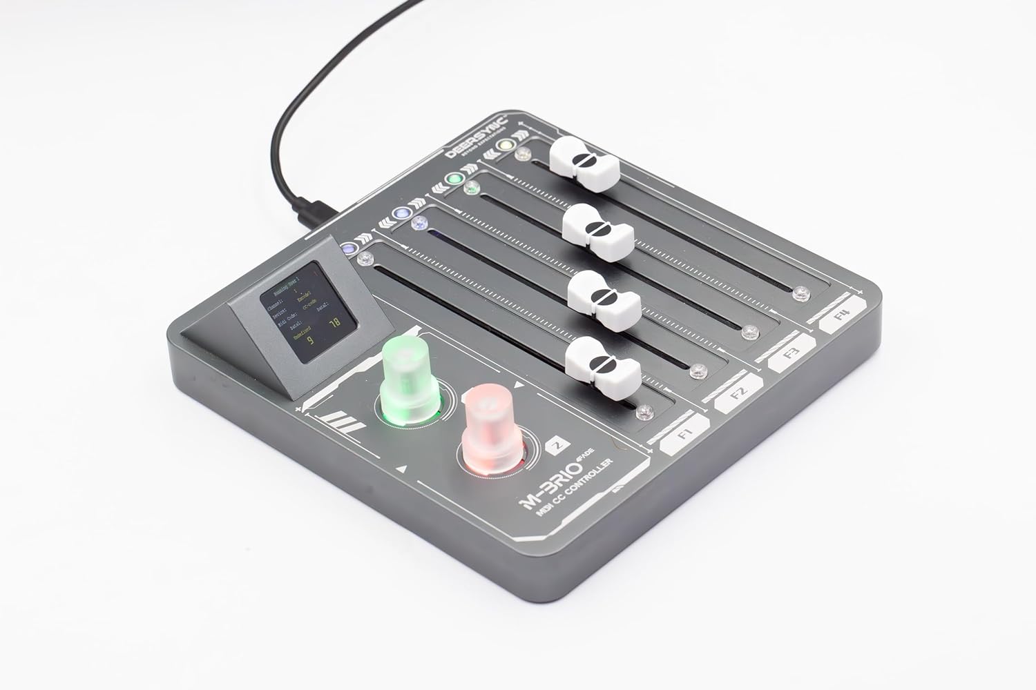 Deersync M-BRIO-4FADE 4 Faders MIDI CC Controller