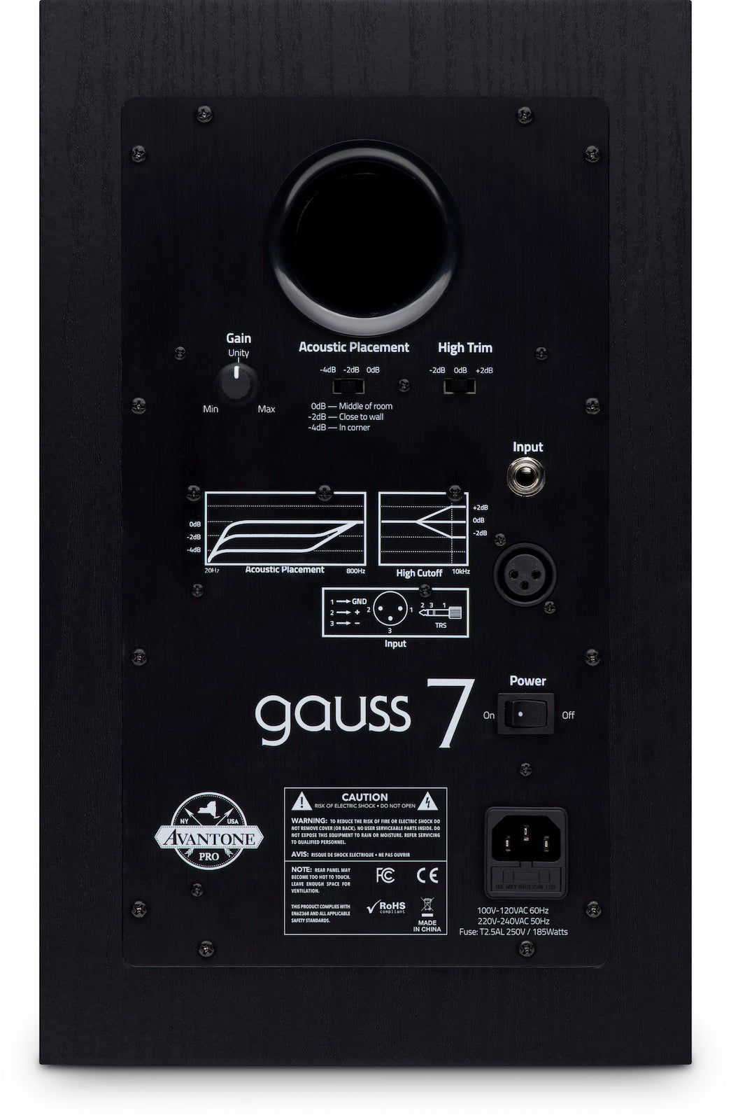 Avantone Pro GAUSS 7 2-way Powered Reference Monitor Featuring the GAU ...