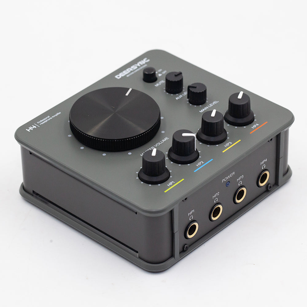 Deersync H4 4-Channel Professional Studio Headphone Amplifier