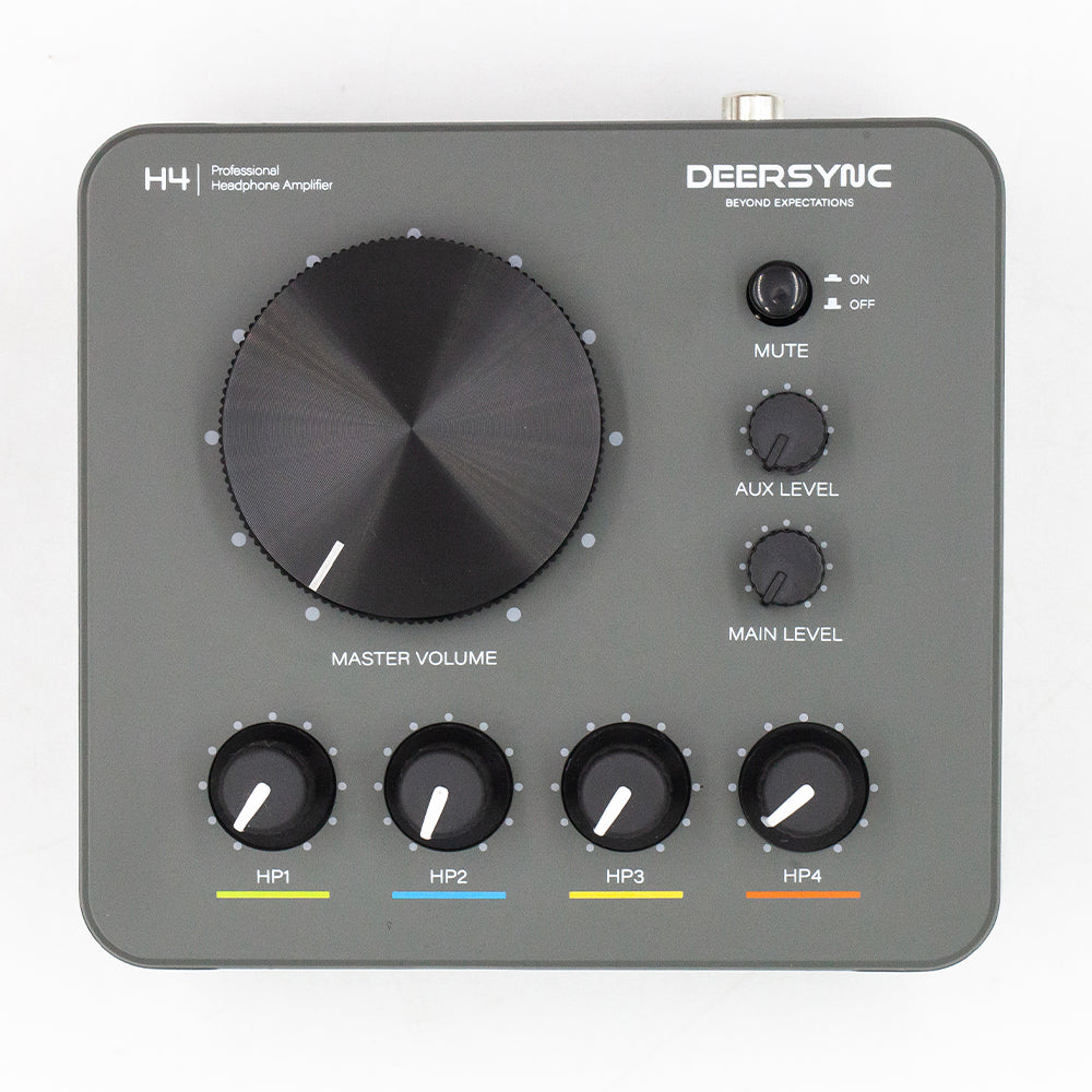 Deersync H4 4-Channel Professional Studio Headphone Amplifier