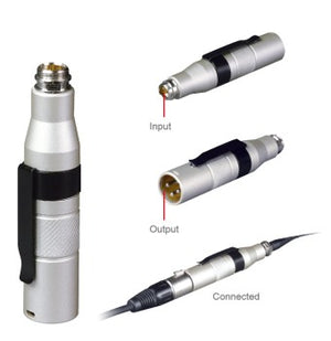 MIPRO Mini XLR to XLR Condenser Microphone Adapter