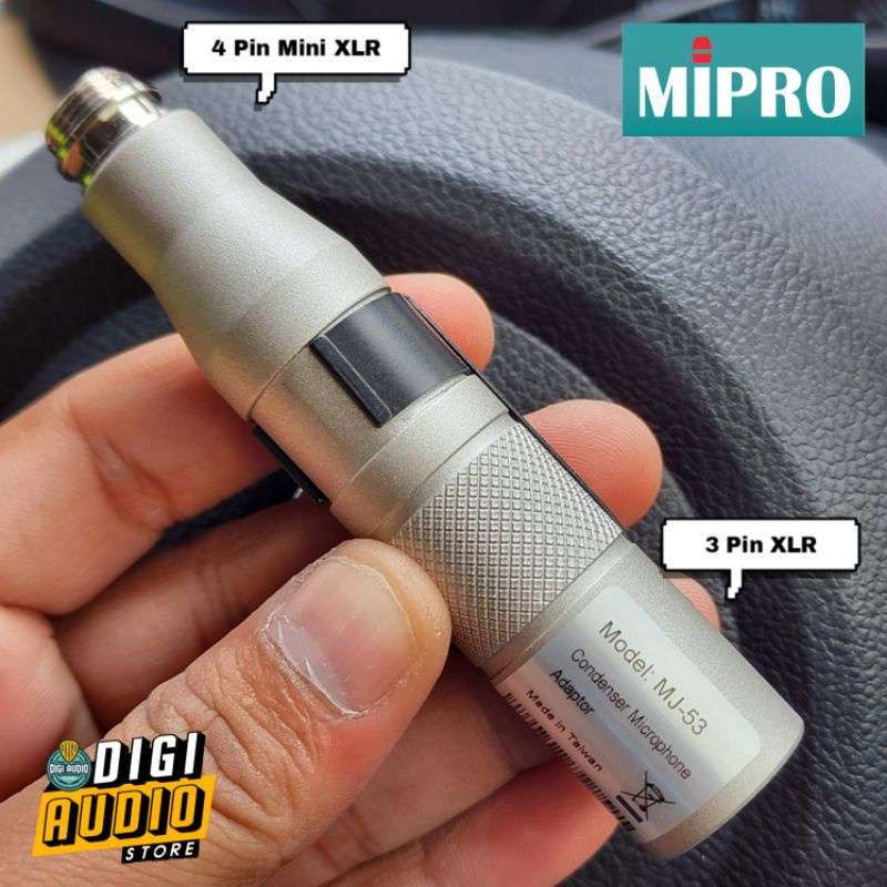 MIPRO Mini XLR to XLR Condenser Microphone Adapter
