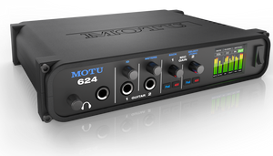 MOTU 624 Thunderbolt/USB3/AVB Ethernet audio interface with DSP and mixing