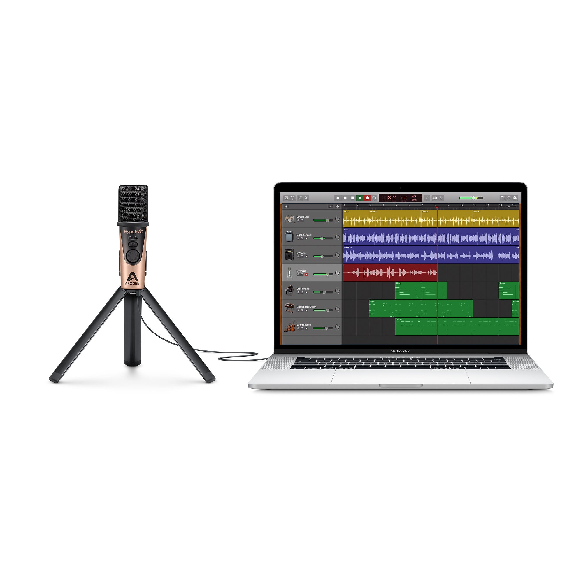 Apogee Hype MiC USB Microphone with Headphone Output and Studio Quality Compression