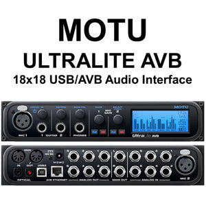 MOTU UltraLite AVB Audio Interface With DSP, Wireless Control & Audio Networking