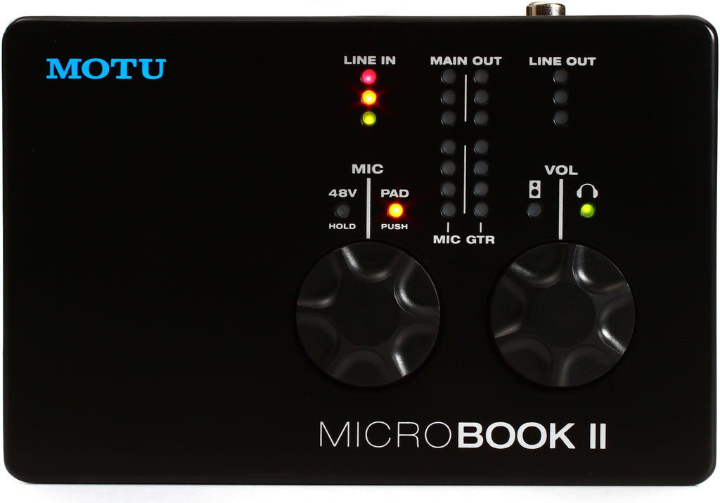 MOTU MicroBook IIc - Personal studio Recording