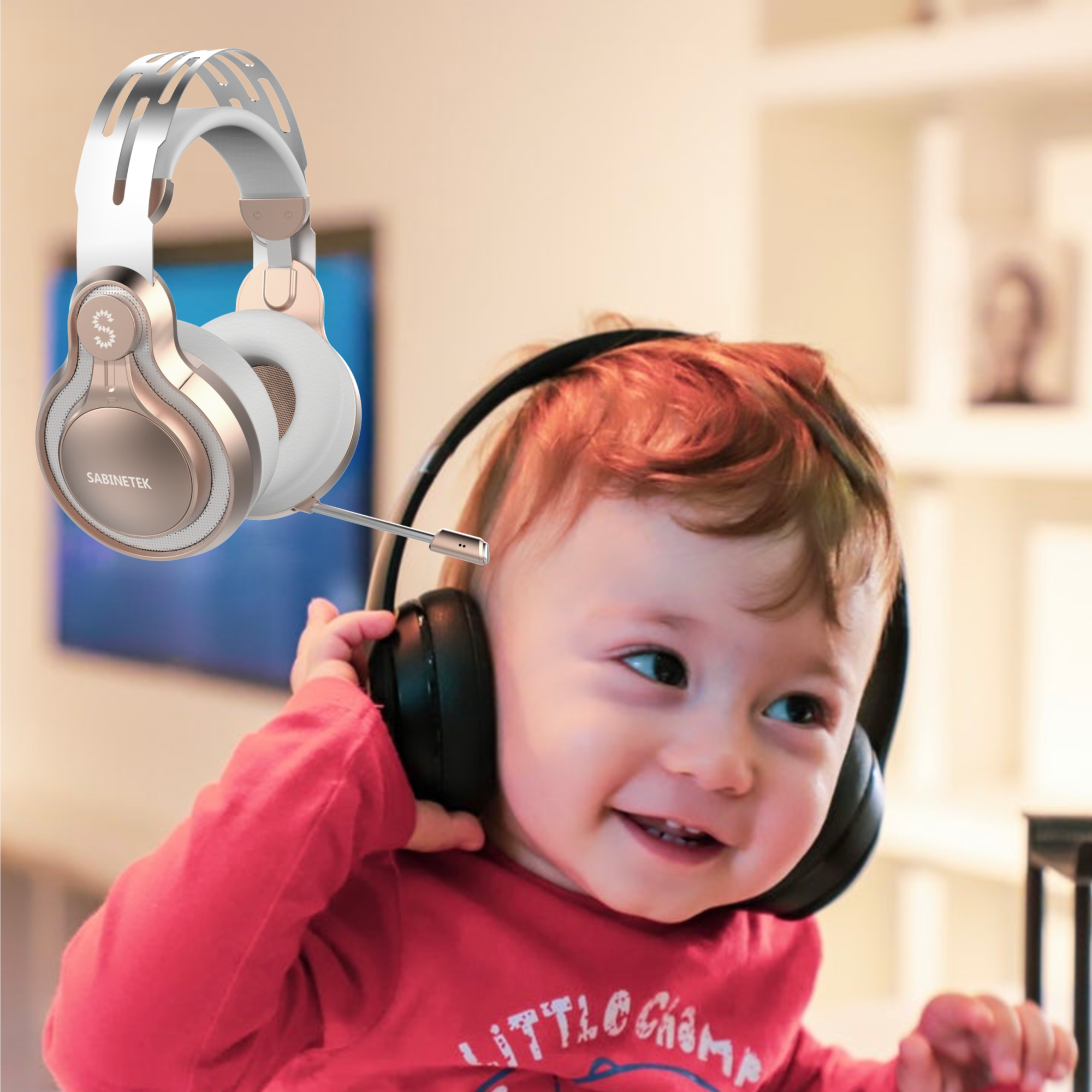 SOLO KTV - Bluetooth Wireless Recording Microphone Interactive Karaoke Headset Headphones