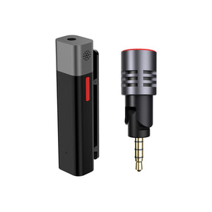 SmartMike+ S610 True Wireless Stereo Lavalier Microphone with SM-1 Unidirectional Microphone Add-On for Blogging, Black