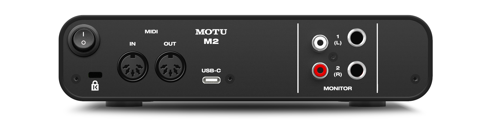 MOTU M2 2x2 USB-C Audio Interface for Recording, Mixing & Podcasting