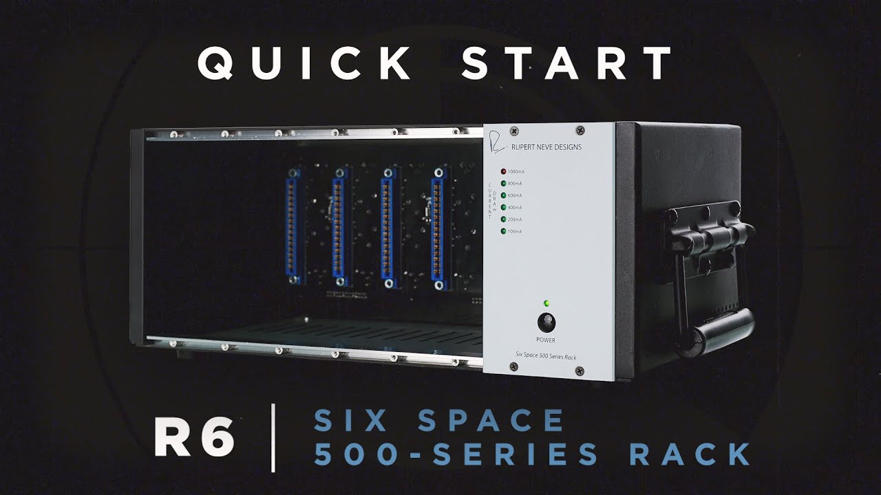 Rupert Neve Designs R6 6-slot 500 Series Chassis