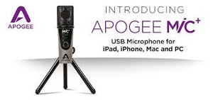 Apogee MiC PLUS Professional-quality Portable USB Microphone for iPad, iPhone, Mac and Windows
