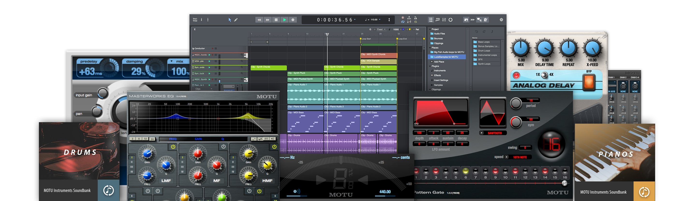 MOTU M2 2x2 USB-C Audio Interface for Recording, Mixing & Podcasting