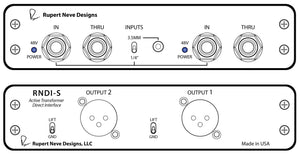 Rupert Neve Designs RNDI-S Stereo Active Transformer Direct Box