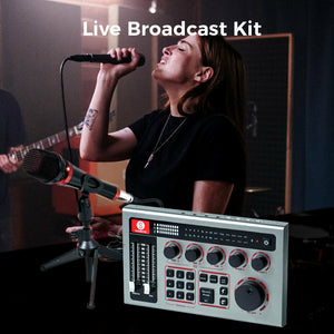 SabineCast Bluetooth Mixer with Built in Audio Interface and Microphone Bundle